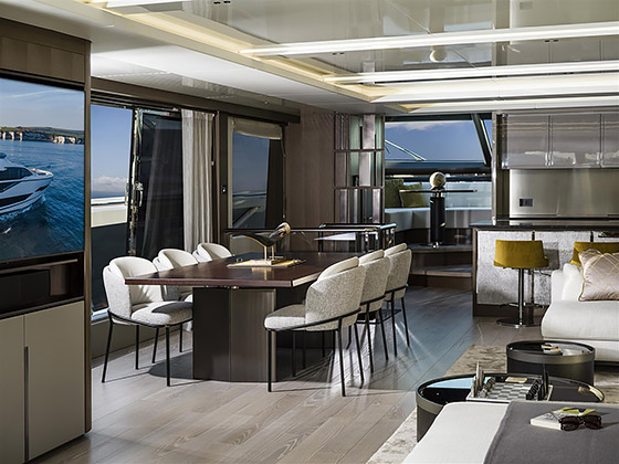 Sunseeker 90 Ocean - Image courtesy of Sunseeker International